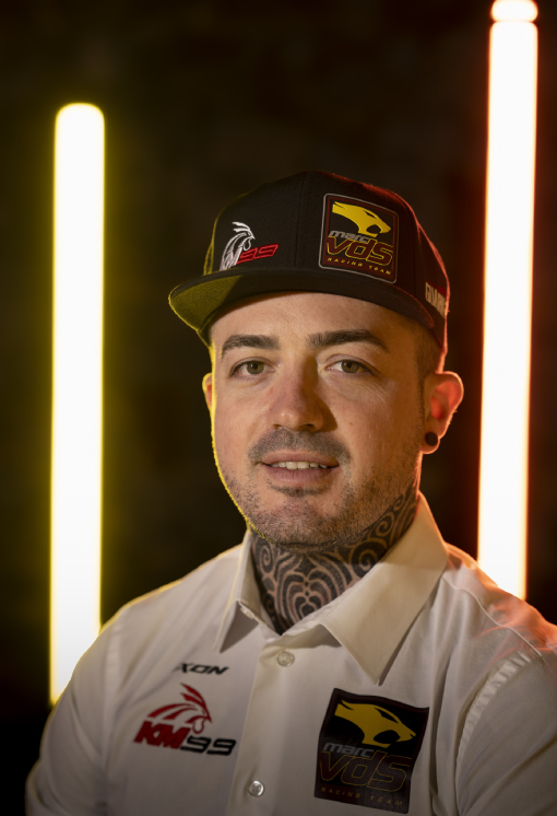 Jeremy Guarnoni, pilote du team Elf - Marc VDS - KM99